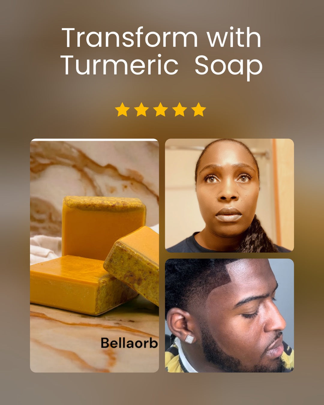 Turmeric & Honey Oatmeal Face and Body Bar